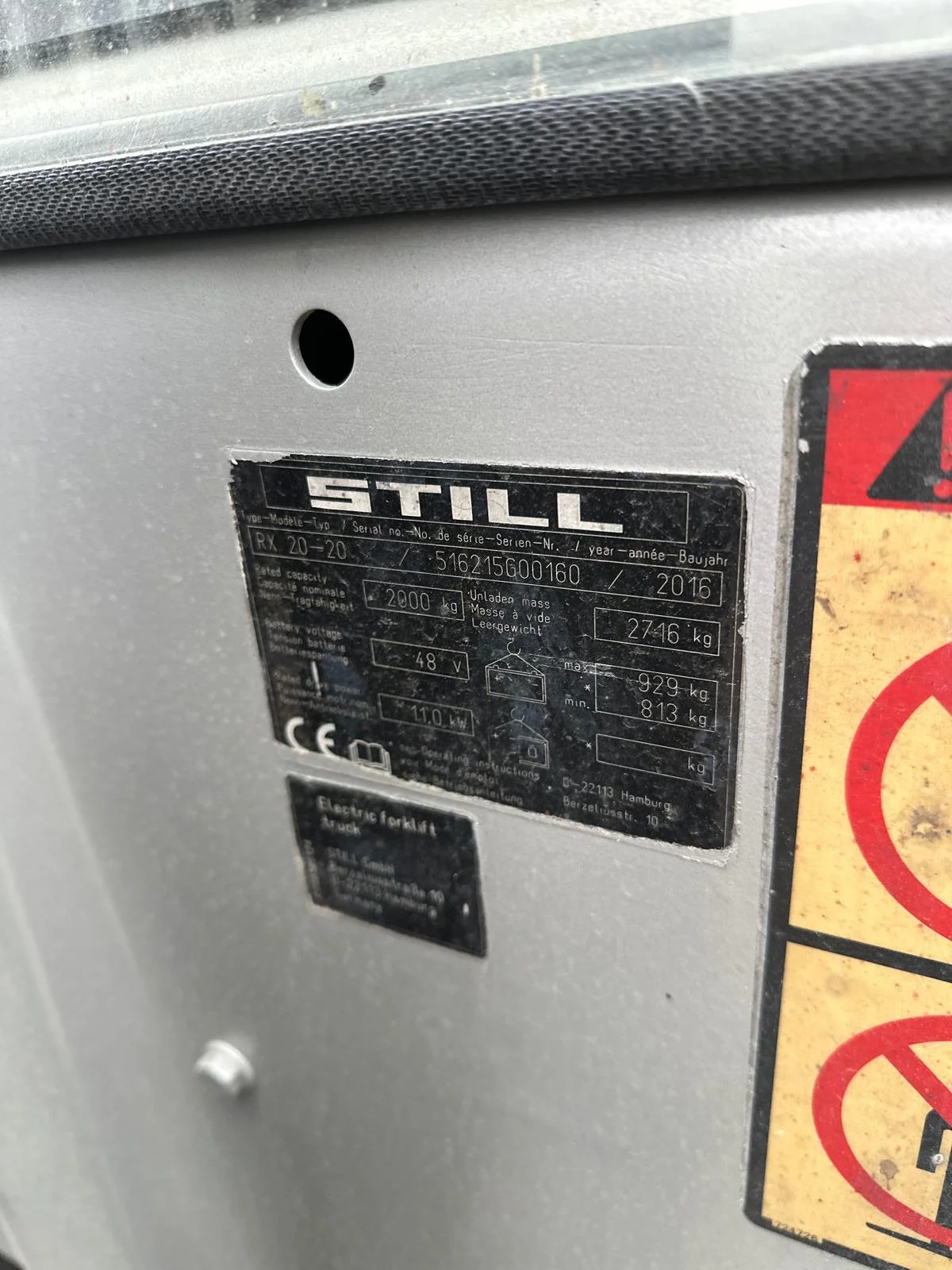 STILL RX20-20 (3 TEKER)- 2016 MODEL- TRIPLEKS