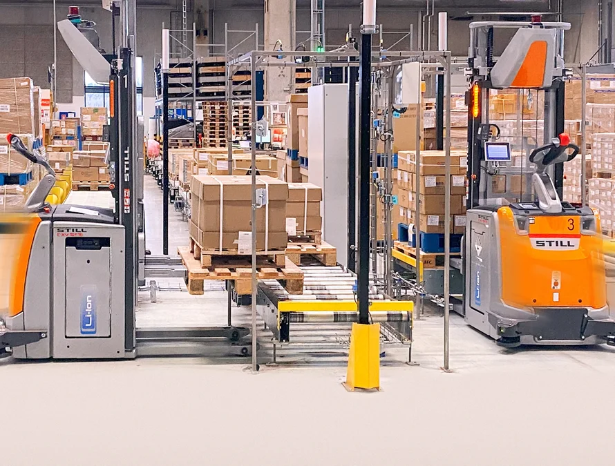 E-Ticaret depoları için hızlı ve esnek forklift kiralama